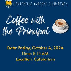 Coffee with the Principal - ENG 